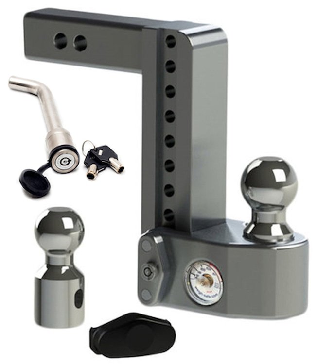 8" Drop Hitch with 2" Shank Keyed Alike