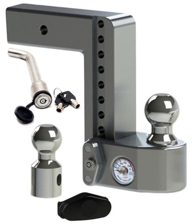 8" Drop Hitch with 2.5" Shank Keyed Alike