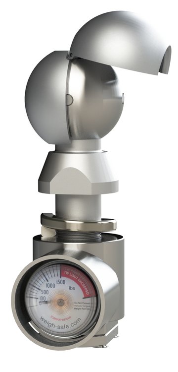 Universal 2" Tow Ball with 2-5/16" Ball Adapter