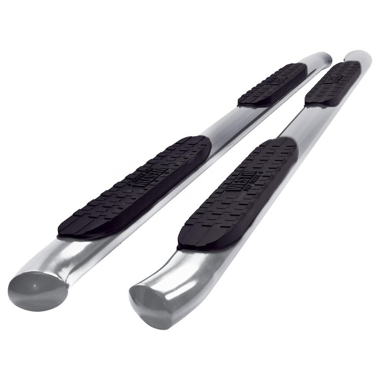 Pro Traxx 4 Oval Nerf Step Bars fits Select Ford Bronco 4-Door [Polished Finish]