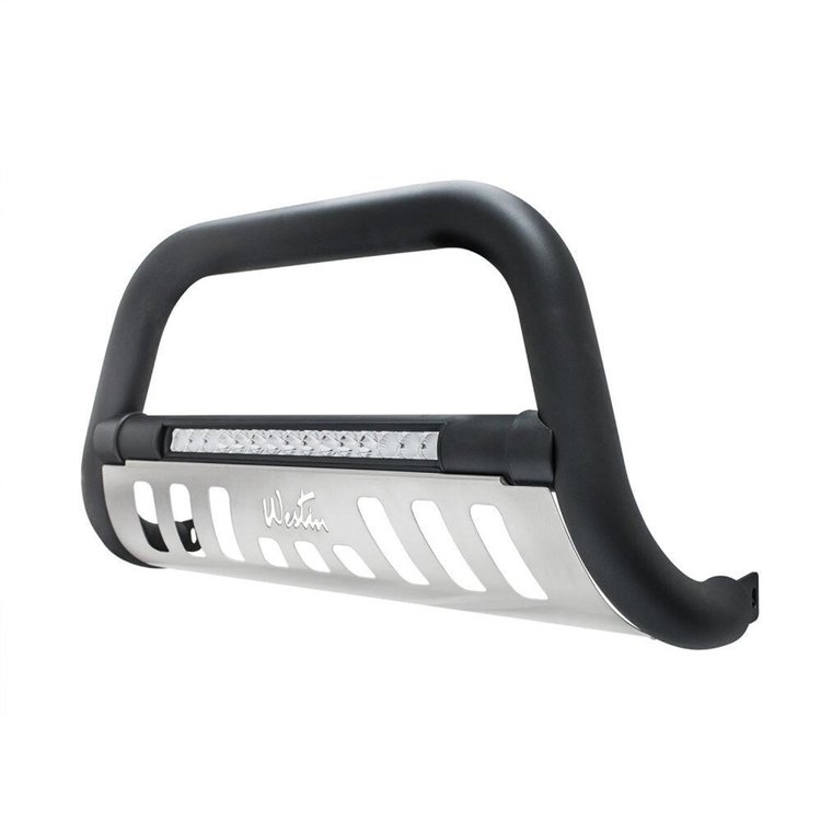 Textured Black LED Bull Bar for 2016-2017 Chevy Silverado