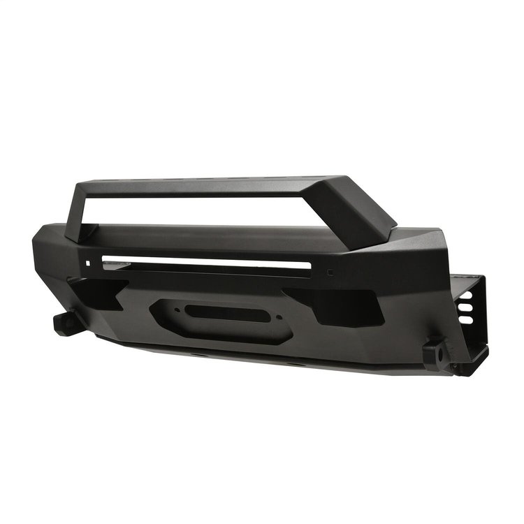 Pro-Series Front Bumper with Angular Bull Bar Toyota 4Runner - Black Textured Finish
