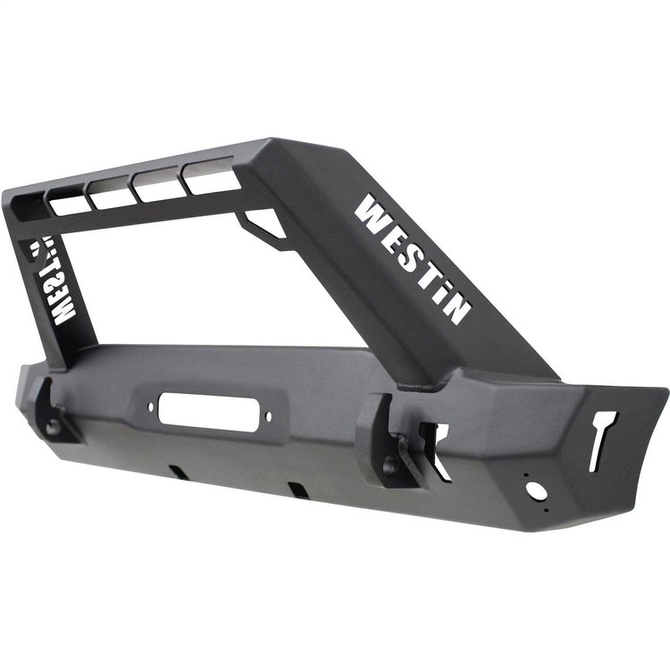 Stubby Front Bumper w/LED Light Bar Mount