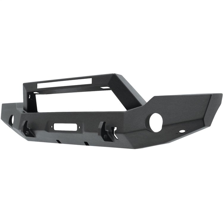 WJ2 Full Width Front Bumper w/LED Light Bar Mount for 2018 Jeep Wrangler JL