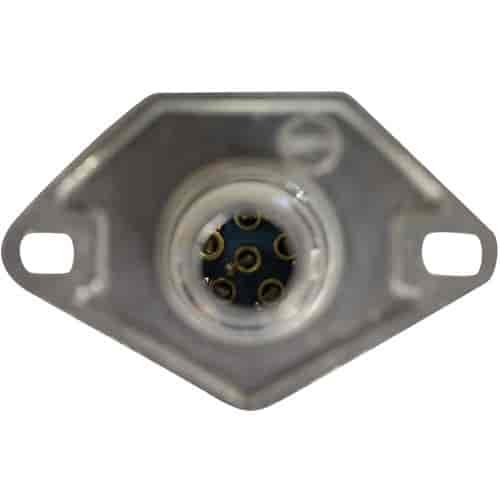 6-Way Round Metal Car Side Connector