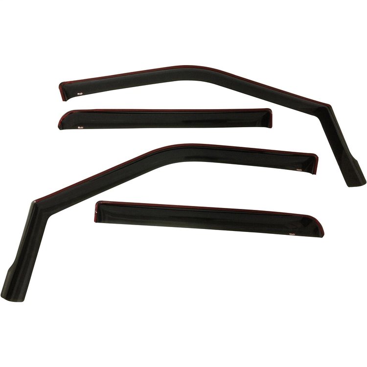72-37407 In-Channel Wind Deflectors, F-150 SuperCrew 2015-2020, F-250/350 SuperDuty Crew Cab 2017-2023