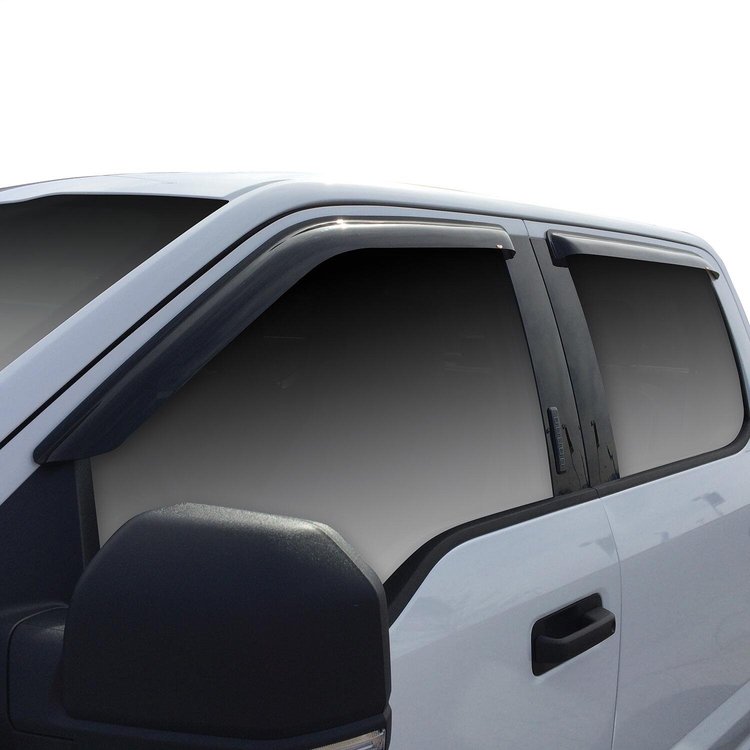 72-37444 Tape-On Wind Deflectors, F-150 SuperCrew 2015-2022, F-250/350 SuperCrew SuperDuty 2017-2022