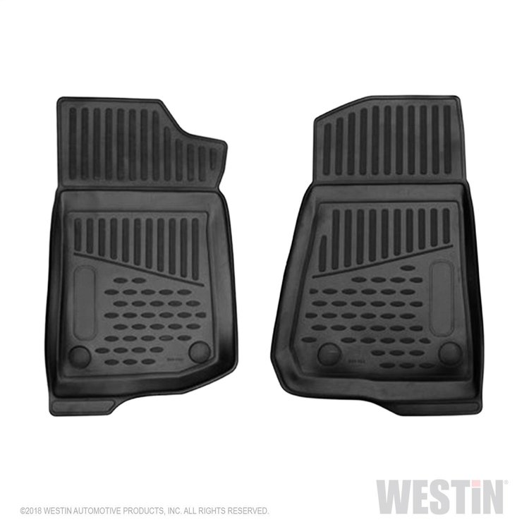 Front Profile Floor Liners for 2018-2019 Jeep Wrangler JL