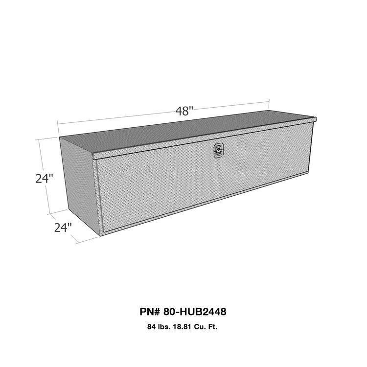80-HUB2448 Brute HD Under Body Tool Box