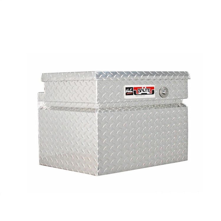 Aluminum Finish 34" Trailer Tongue Box