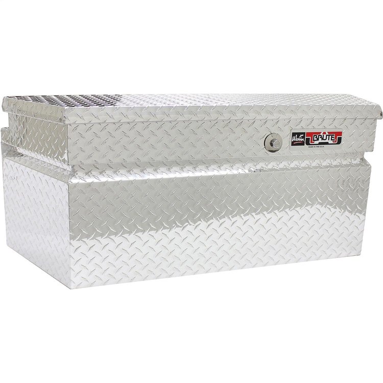 Aluminum Finish 49" Trailer Tongue Box