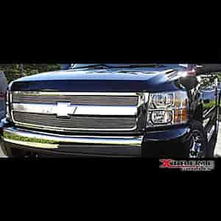 Quick-Fit Billet Grille 2007-2011 Chevy Silverado 1500 2 Pc.