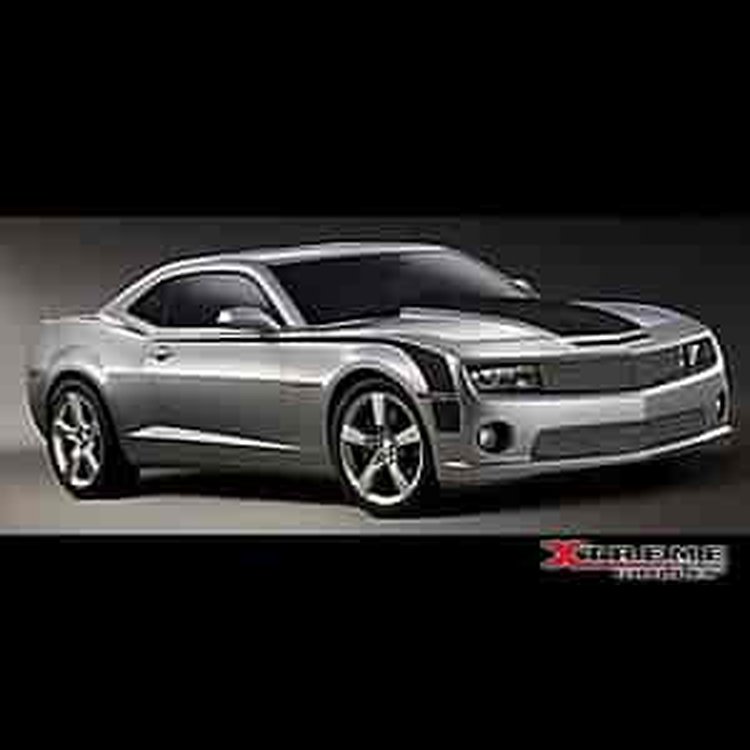 Quick-Fit Billet Grille 2010-14 Chevy Camaro SS/LS/RS Fits Between Headlights