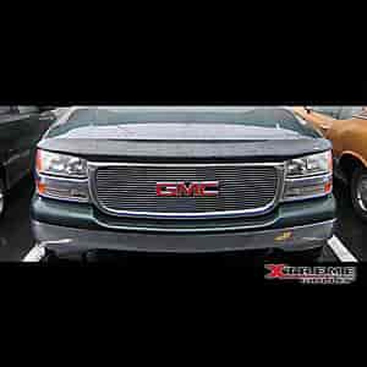 Quick-Fit Billet Grille 1999-02 GMC Sierra 1500 2001-02 GMC Sierra 2500HD 2000-06 GMC Yukon & Yukon XL Logo Cut-Out