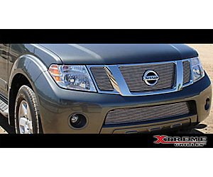 Quick-Fit Billet Grille 2008-2011 for Nissan Pathfinder 3 Pc.