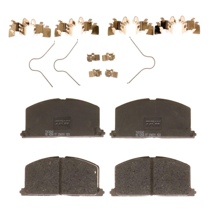 TXC0242 Ultra-Series Disc Brake Pad Set for Select Multiple Makes/Models Models, Position: Front