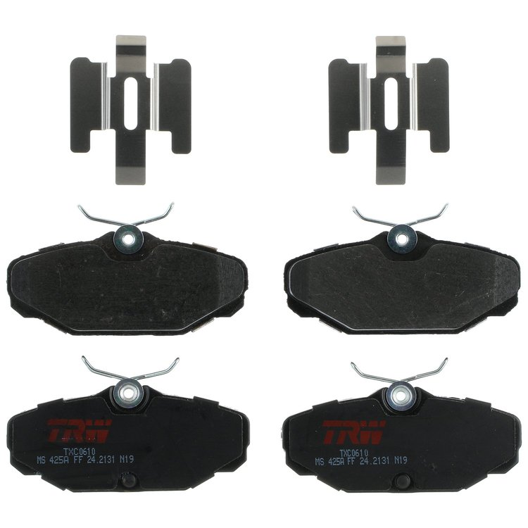TXC0610 Ultra-Series Disc Brake Pad Set for Ford Taurus/Mercury Sable 2005-1993, Lincoln Continental 2002-1993, Position: Front