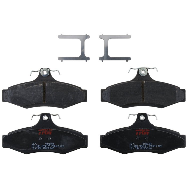 TXC0724 Ultra-Series Disc Brake Pad Set for Daewoo Leganza 2002-99, Nubira 2002-99, Mitsubishi Diamante 2004-97, Position: Rear