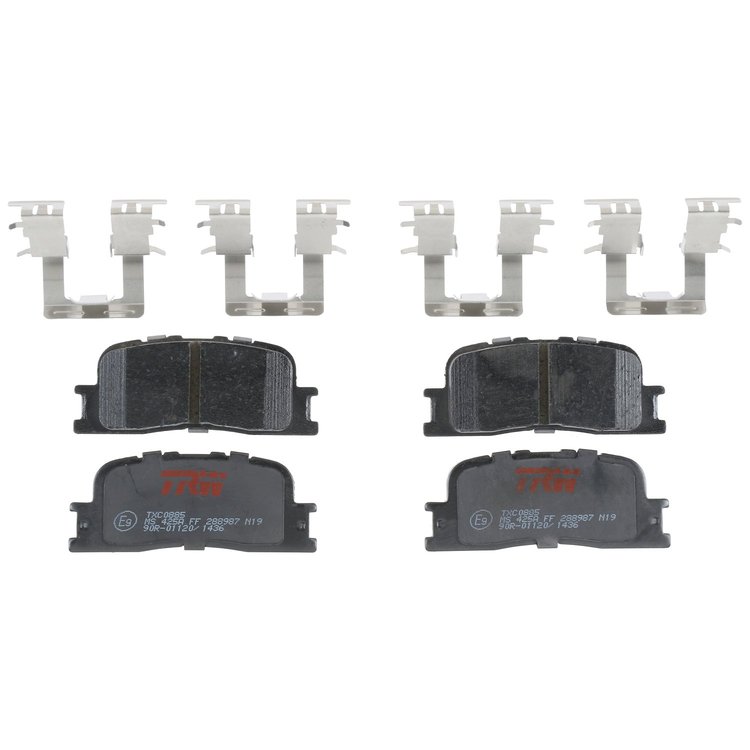 TXC0885 Ultra-Series Disc Brake Pad Set for Toyota HighLander 2003-2001, Position: Rear