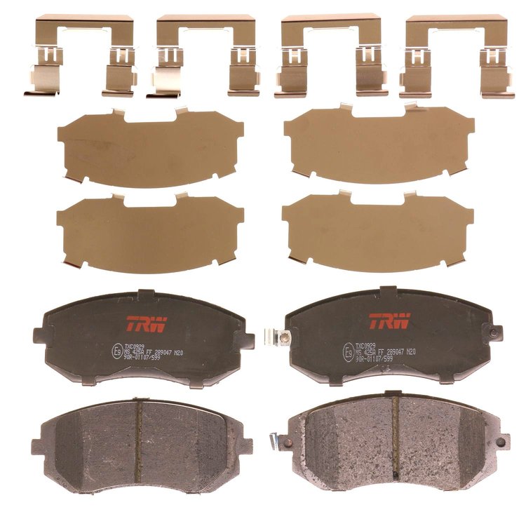 TXC0929 Ultra-Series Disc Brake Pad Set for Select Subaru Models, Position: Front