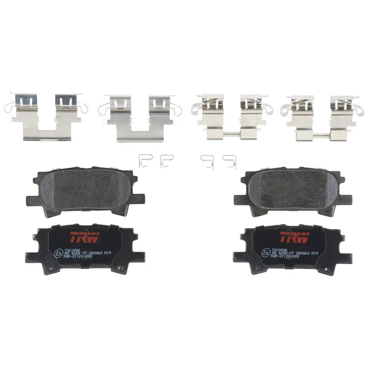 TXC0996 Ultra-Series Disc Brake Pad Set for Select Lexus/Toyota/Scion Models, Position: Rear