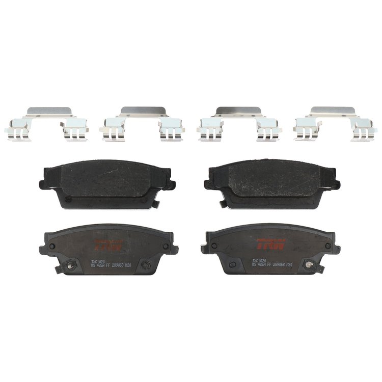 TXC1020 Ultra-Series Disc Brake Pad Set for Cadillac CTS 2007-2006, SRX 2009-2004, STS 2011-2005, Position: Rear