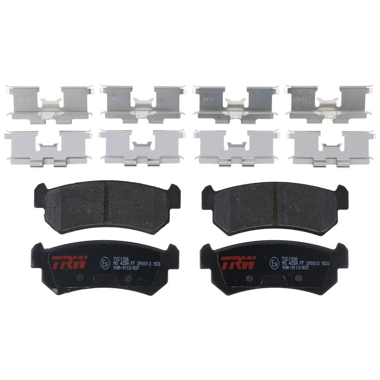 TXC1036 Ultra-Series Disc Brake Pad Set for Chevrolet Optra 2006-2004, Suzuki Forenza 2006-2004, Reno 2006-2005, Position: Rear