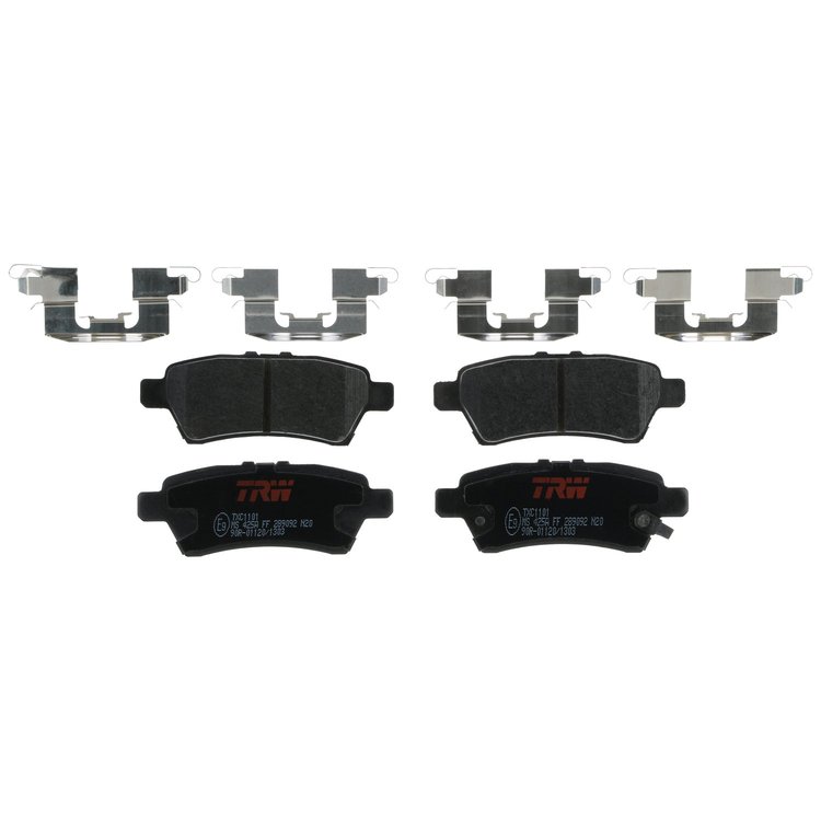 TXC1101 Ultra-Series Disc Brake Pad Set for Nissan Pathfinder 2012-2005, Xterra 2007-2006, Position: Rear
