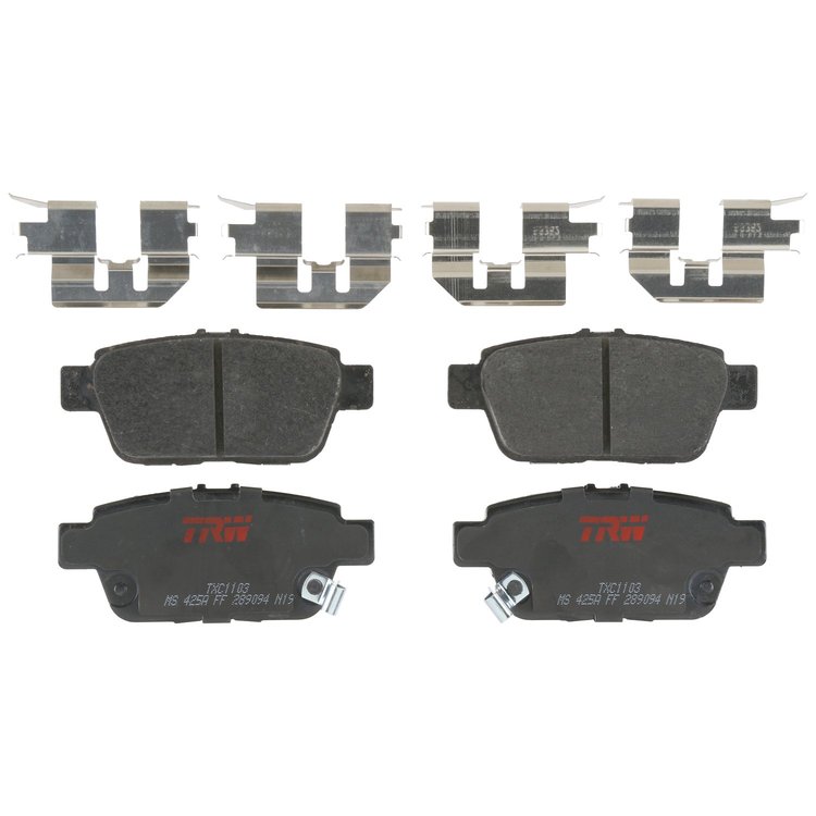 TXC1103 Ultra-Series Disc Brake Pad Set for Acura TL 2014-2009, Honda Ridgeline 2014-2006, Position: Rear