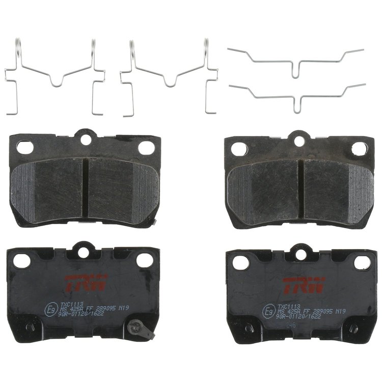 TXC1113 Ultra-Series Disc Brake Pad Set for Select Lexus/Toyota/Scion Models, Position: Rear