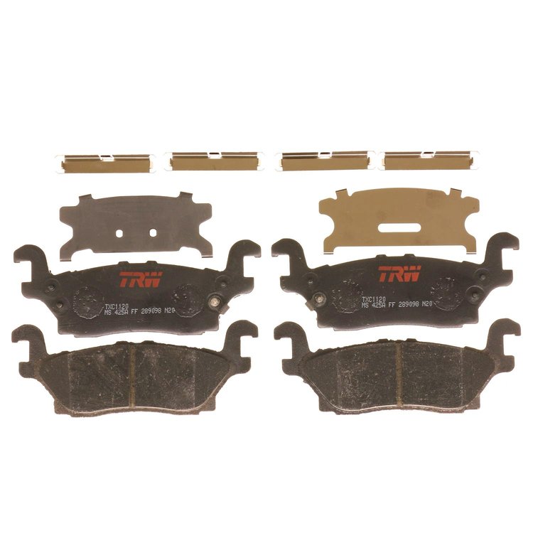 TXC1120 Ultra-Series Disc Brake Pad Set for Hummer H3 2010-2006, H3T 2010-2009, Position: Rear