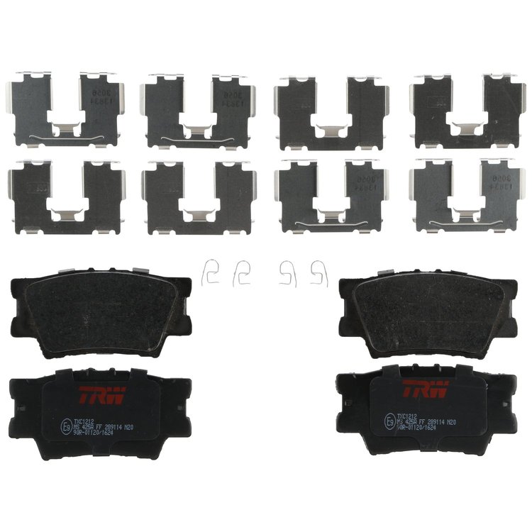 TXC1212 Ultra-Series Disc Brake Pad Set for Select Lexus/Toyota/Scion Models, Position: Rear