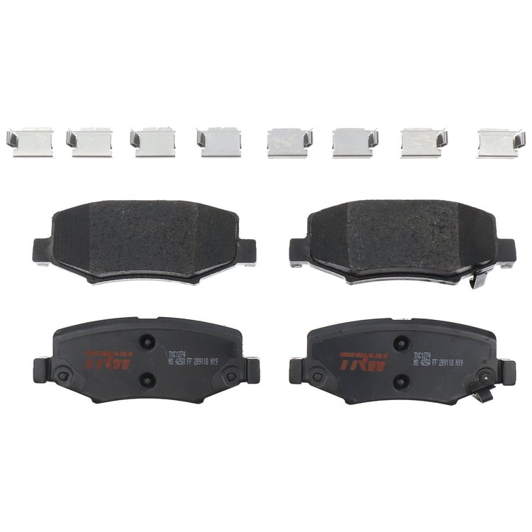 TXC1274 Ultra-Series Disc Brake Pad Set for Dodge Nitro 2011-2007, Jeep Liberty 2012-2008, Wrangler 2015-2007, Position: Rear