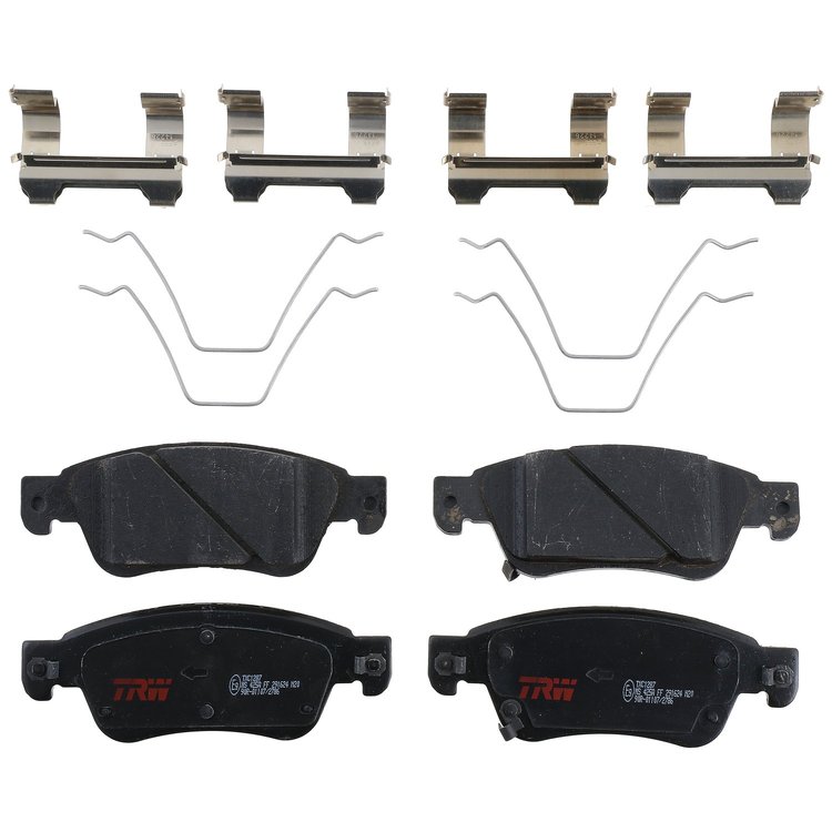 TXC1287 Ultra-Series Disc Brake Pad Set for Infiniti G35 2008-2007, G37 2013-2008, Q60 2015-2014, Position: Front