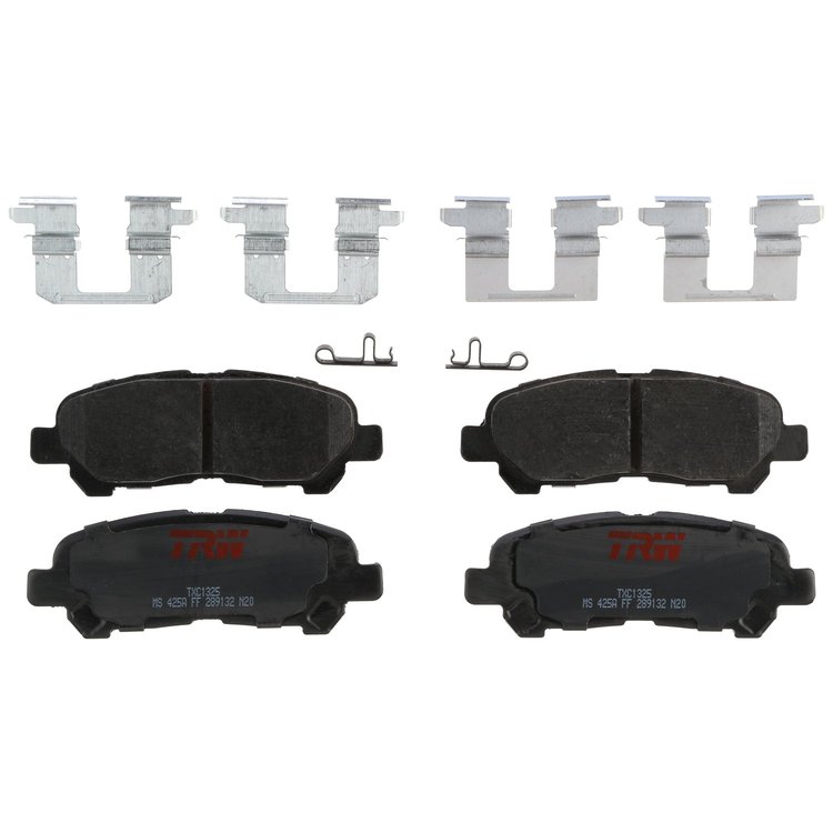 TXC1325 Ultra-Series Disc Brake Pad Set for Toyota HighLander 2013-2008, Position: Rear