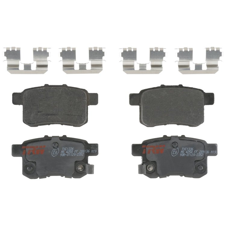 TXC1336 Ultra-Series Disc Brake Pad Set for Acura TSX 2010-2009, Honda Accord 2010-2008, Position: Rear
