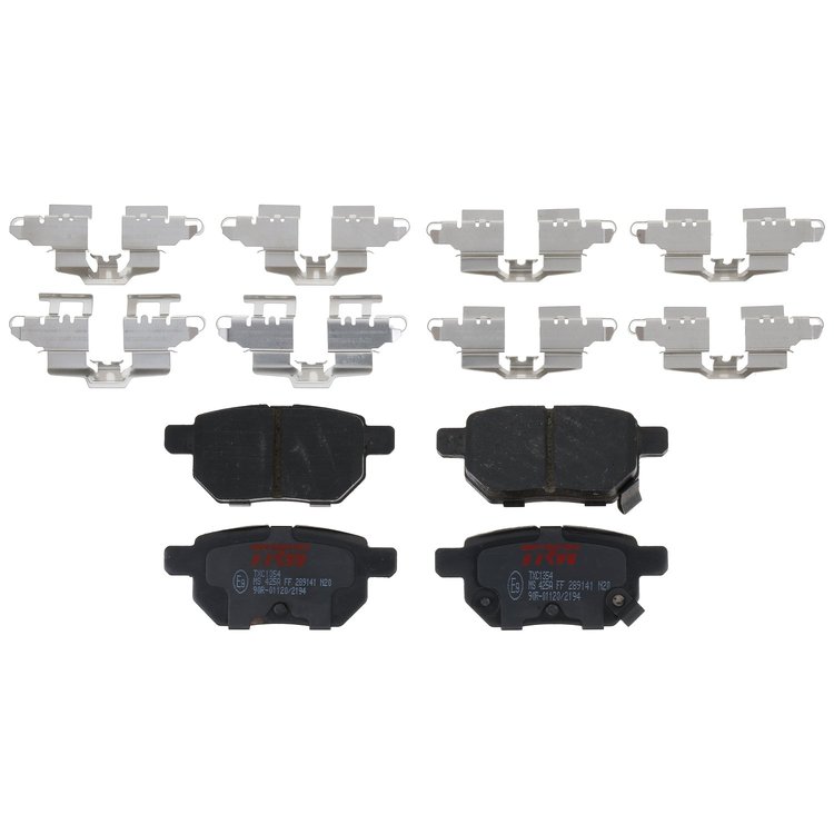TXC1354 Ultra-Series Disc Brake Pad Set for Select Lexus/Toyota/Scion Models, Position: Rear