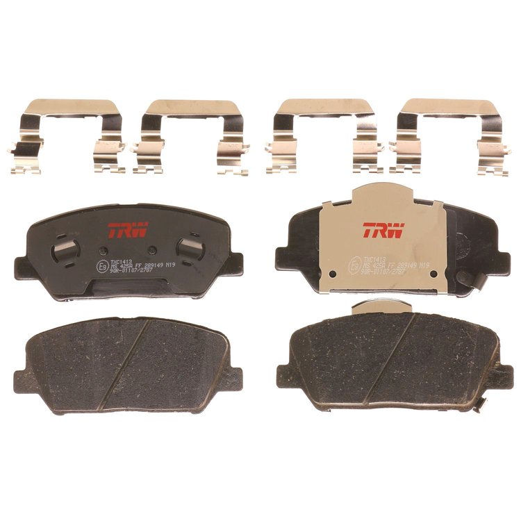 TXC1413 Ultra-Series Disc Brake Pad Set for Hyundai Genesis Coupe 2015-10, Veloster 2015-13, Kia Optima 2013-11, Position: Front