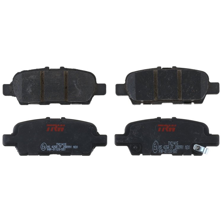 TXC1415 Ultra-Series Disc Brake Pad Set for Select Infiniti/Nissan Models, Position: Rear