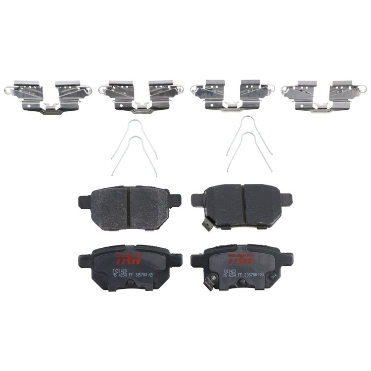 TXC1423 Ultra-Series Disc Brake Pad Set for Pontiac Vibe 09, Scion XB 10-08, Toyota Corolla/Matrix 10-09, Position: Rear