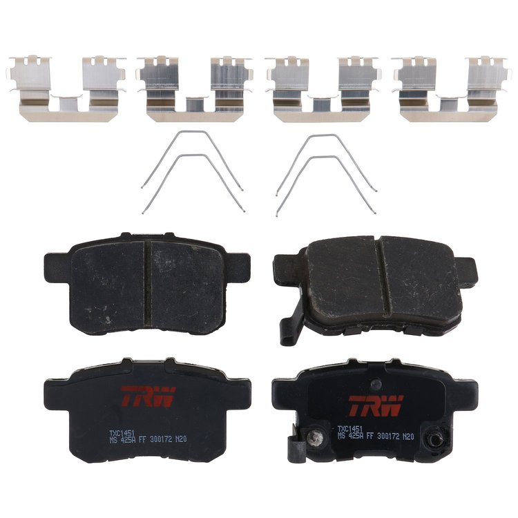 TXC1451 Ultra-Series Disc Brake Pad Set for Acura TSX 2014-2011, Honda Accord 2008, Accord 2016-2010, Position: Rear