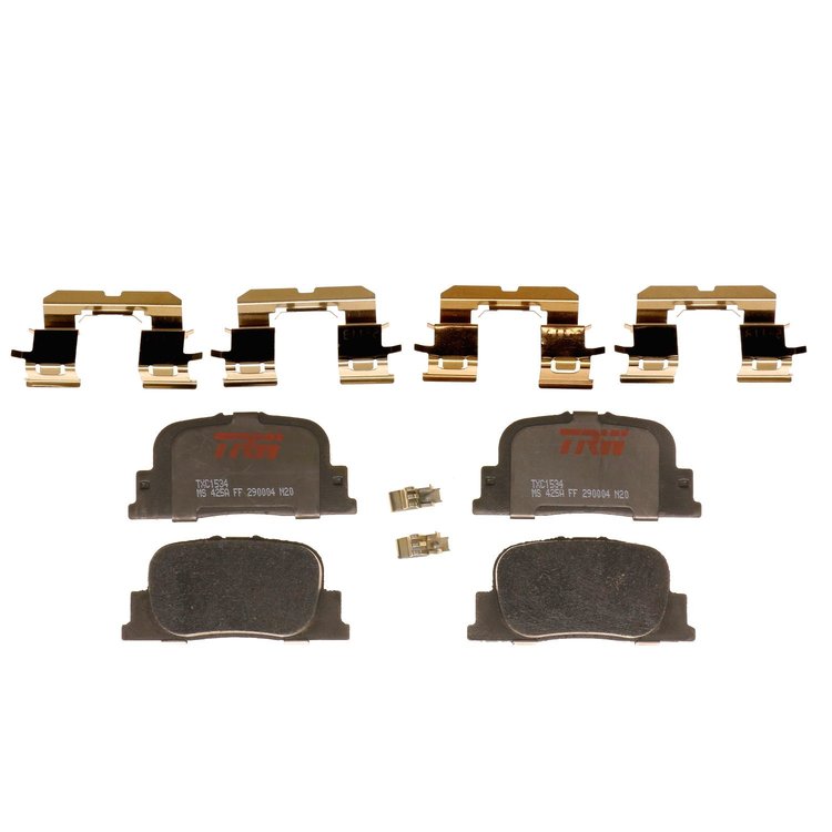 TXC1534 Ultra-Series Disc Brake Pad Set for Toyota Echo 2003-2000, Position: Rear