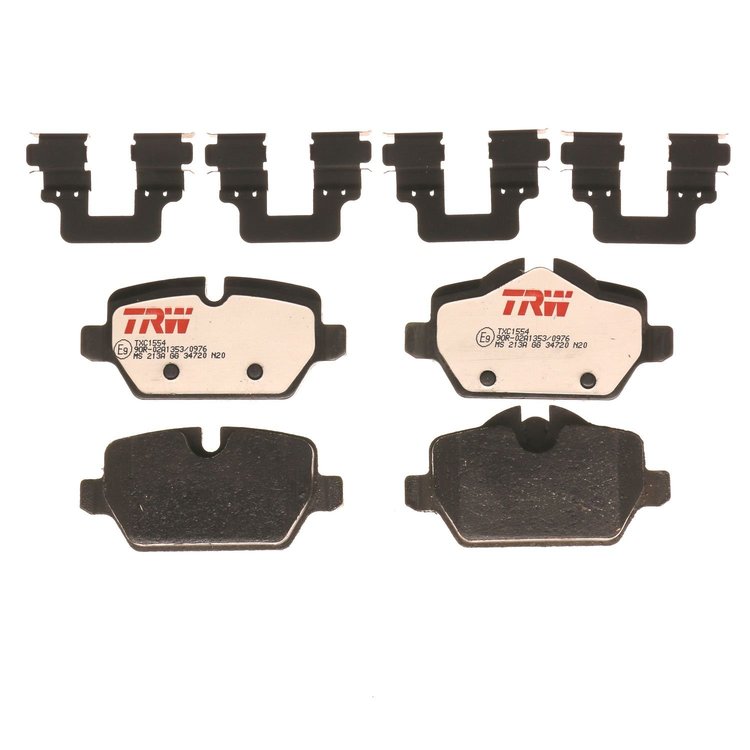 TXC1554 Ultra-Series Disc Brake Pad Set for Mini Cooper Countryman 2016-2011, Cooper Paceman 2016-2013, Position: Rear