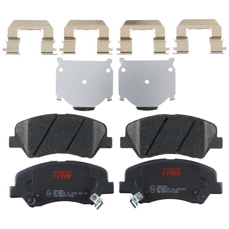 TXC1593 Ultra-Series Disc Brake Pad Set for Hyundai Accent 2015-2012, Kia Rio 2015-2012, Position: Front