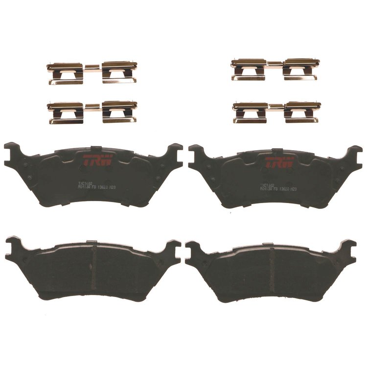 TXC1602 Ultra-Series Disc Brake Pad Set for Ford F-150 2014-2012, F-150 2016, Position: Rear