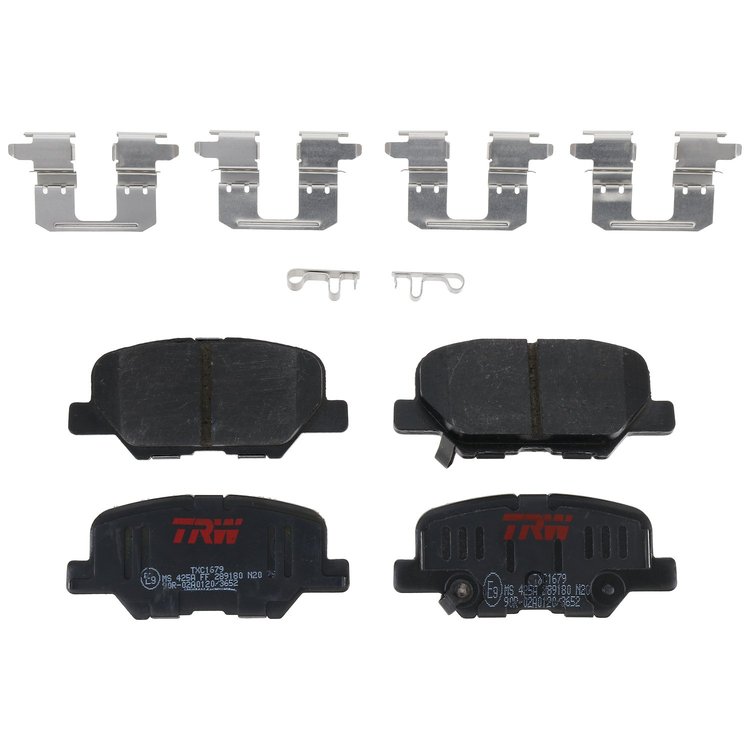 TXC1679 Ultra-Series Disc Brake Pad Set for Select Multiple Makes/Models Models, Position: Rear