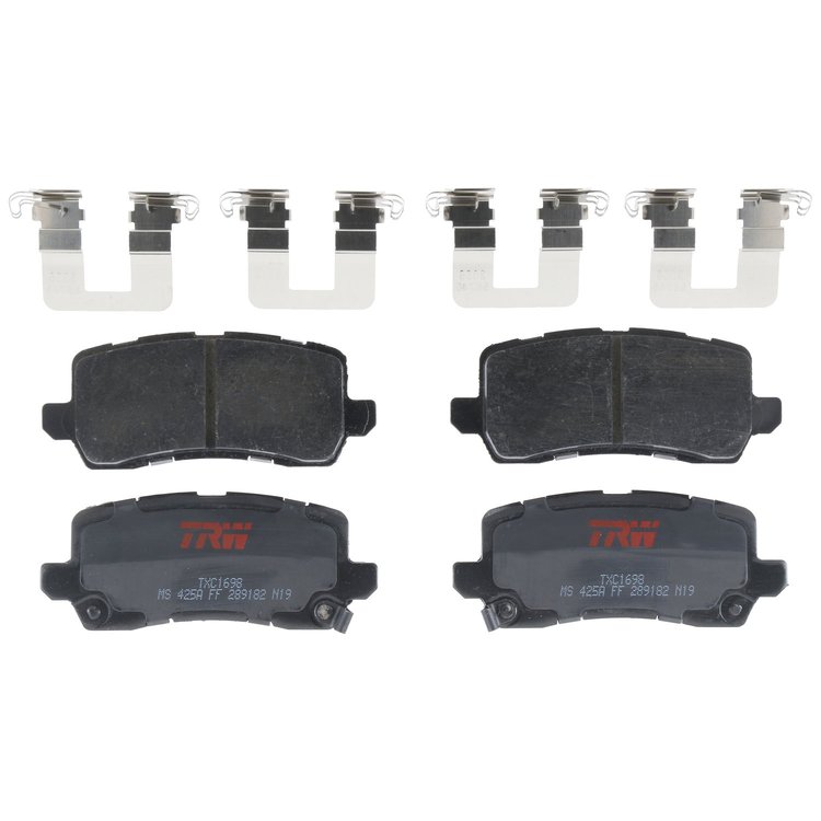 TXC1698 Ultra-Series Disc Brake Pad Set for Acura RLX 2016-2014, TLX 2016-2015, Position: Rear