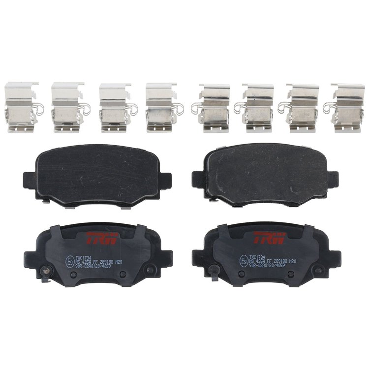 TXC1734 Ultra-Series Disc Brake Pad Set for Chrysler 200 2016-2015, Jeep Cherokee 2015-2014, Renegade 2015, Position: Rear