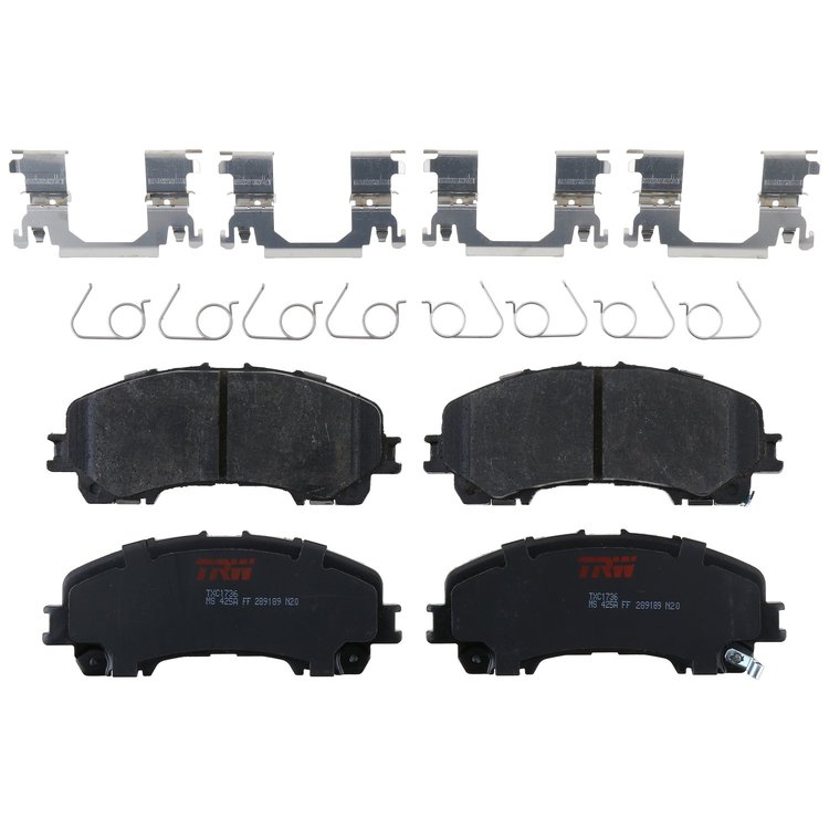 TXC1736 Ultra-Series Disc Brake Pad Set for Infiniti Q50 2016-2014, QX50 2016, Nissan Rogue 2016-2014, Position: Front