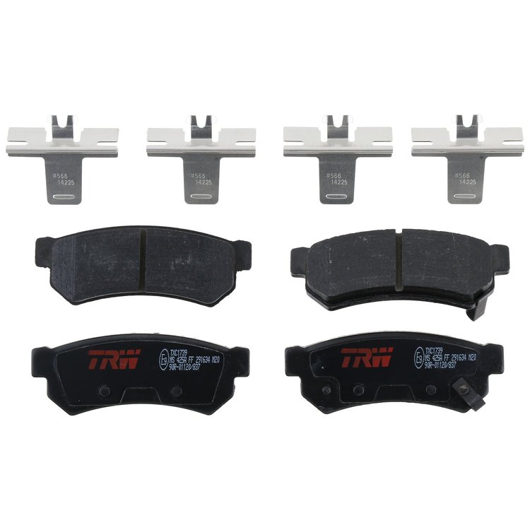 TXC1739 Ultra-Series Disc Brake Pad Set for 2014 Chevrolet Spark EV LT (Electric), Position: Rear